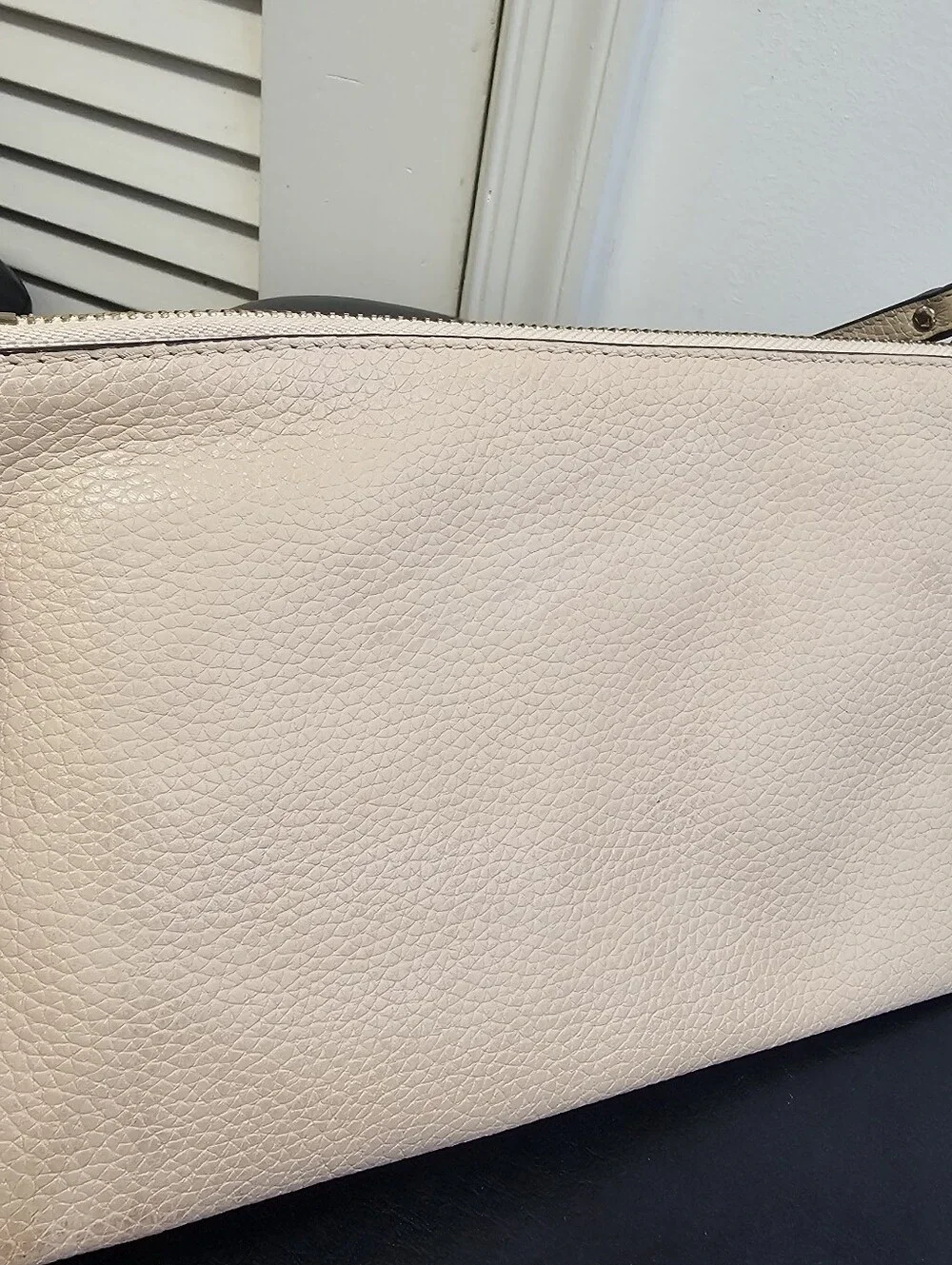 Michael Kors Jet Set Travel Large Continental Pebbled Leather Wristlet Wallet